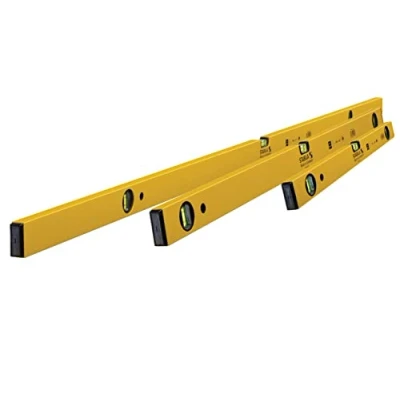 Image of Stabila 70 2 Double Vial Plumb Spirit Level Pack 60, 120 and 180 centimetre