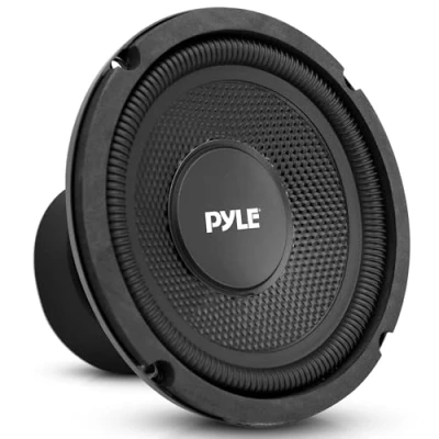 Image of Pyle 1 x PLMW63 6.5&quot; 165mm Dia 75 Watt RMS 150 Max Single Voice Coil 4 Ohm Rubber Suspension Car Subwoofer