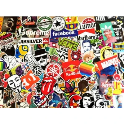 Image of MAD 25 STICKER BOMB PACK JDM JAP EURO CAR STYLING VINYL PIECES! (50)