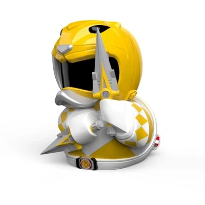 Image of TUBBZ First Edition Yellow Ranger Collectible Vinyl Rubber Duck Figure Official Power Rangers Merchandise Kids TV, Movies &amp; Video Games