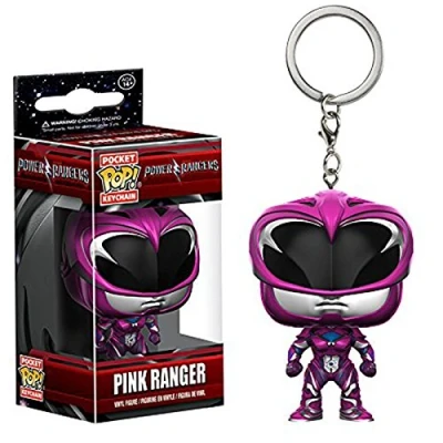 Image of Funko Power Rangers Movie 12348 &quot;Pocket POP! Pink Ranger Keychain