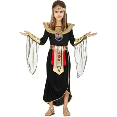 Image of FIESTAS GUIRCA Egyptian Cleopatra Fancy Dress Costume Child Girl (10 12 Years)