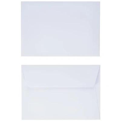 Image of Clairefontaine Ref 5436C Pollen Adhesive Envelopes (Pack of 20) C6 Sized, 120gsm Paper, Printer Compatible, Acid Free, Strip for Easy Seal White