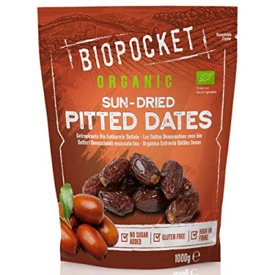 Image of Biopocket Organic Dried Pitted Dates, 1000 g
