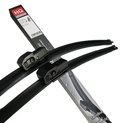 Image of HQ AUTOMOTIVE Front Windscreen Wiper Blades Fits: AUDI A4 (B6) Mar.2001 Oct.2003 and Avant Sep.2001