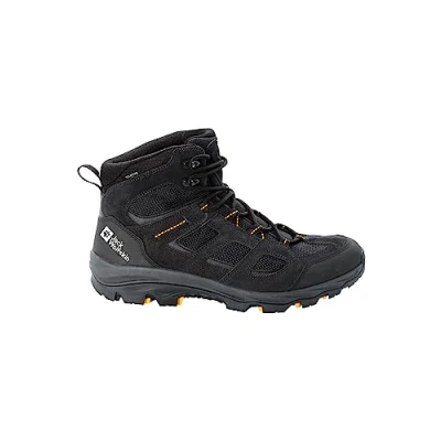 Image of Jack Wolfskin Men&#039;s Vojo 3 Texapore Mid M 2022 Outdoor Shoes, Black Burly Yellow Xt, 10.5 UK