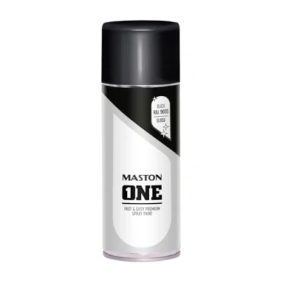 Image of Maston ONE Spray Paint 400 ml Gloss Black