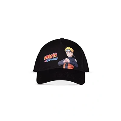 Image of Difuzed Naruto Men&#039;s Boys&#039; Adjustable Cap, Black, Large