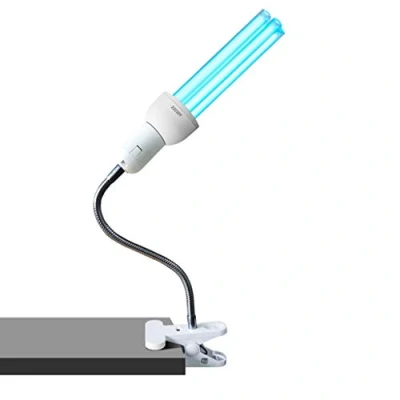 Image of HYLR UVC Germicidal Remote Non slip base Control Timer Watt Table Lamp Disinfection Sterilizer Cleans Air Ozone &amp; Free Kill Remover Mold Flu. Bacterial dust Mites Germ UV Light.