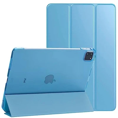 Image of PROTech Smart Case for iPad Pro 11 Inch, 2022/2021/2020 18 Model, Slim Stand Hard Back Shell Cover with Auto Wake/Sleep (Aqua)