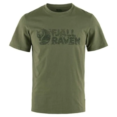 Image of Fjallraven Men&#039;s Lush Logo T Shirt M, Acorn, L