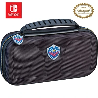 Image of Lobcede.be Official Nintendo Travel Case Zelda Black for Switch Lite