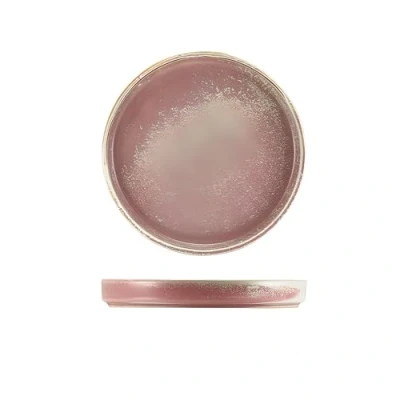 Image of Genware Terra Porcelain, Rose, Presentation Plate, 180mm, PR PRS18, Pack of 6
