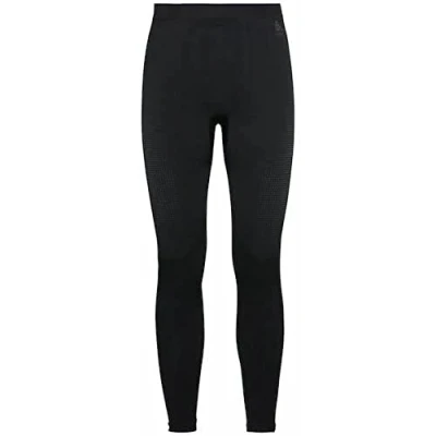 Image of odlo Men Functional Underwear Long Pants PERFORMANCE WARM ECO, black new graphite grey, XXL