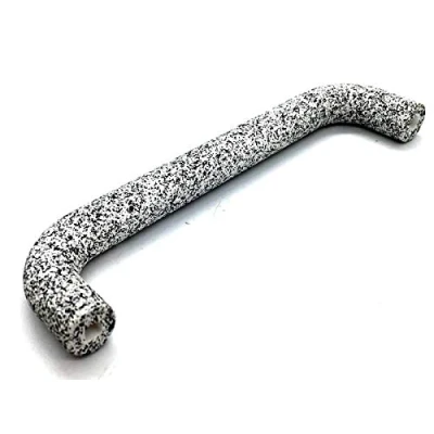 Image of 2 x Light Stone Handles 96mm Granite D Shaped Cupboard Cabinet Drawer Handle