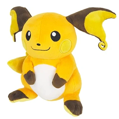 Image of Sanei Pokemon Original Plush Stuffed Toy Peluche, All Star Collection, Pikachu Raichu 18cm PP79