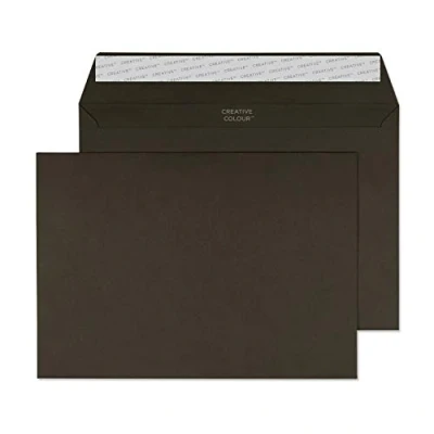 Image of Blake Envelopes Creative Colour 326 Briefumschläge Haftklebung Bitter Schokolade C5 162 x 229 mm 120g/m² 500 Stück