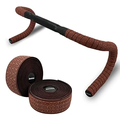 Image of Senston Bike Handlebar tape, Anti slip Shock Absorbent Cycling Handle Grips with Finish Tape and Plugs