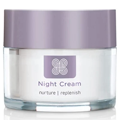 Image of Healthspan Replenish Anti Ageing Night Cream (50ml) Natural Plant Oestrogens Added Vitamin C High Levels of Ceramides, Pro B5, E &amp; Squalene Menopause