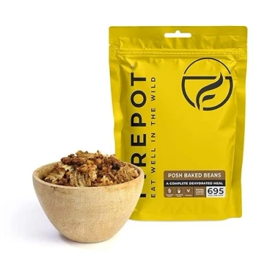 Image of FIREPOT Posh Baked Beans Healthy VEGAN Dehydrated Expedition Food (Extra Large)