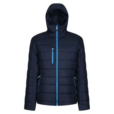 Image of Regatta Mens Navigate Thermal Padded Jacket (Navy/French Blue) Size 3XL