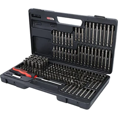 Image of KS Tools 911.2008 1/4&quot; CLASSIC Bit set, 208 pcs