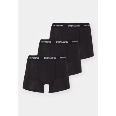 Image of Only &amp; Sons Onsfitz Solid Trunk 3PACK NOOS Pants, Men&#039;s, Size: XXL, Black