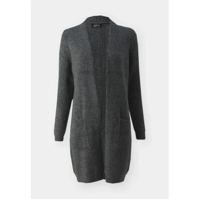 Image of ONLY Onljade LS NOOS Cardigan, Women&#039;s, Size: Large, Dark grey