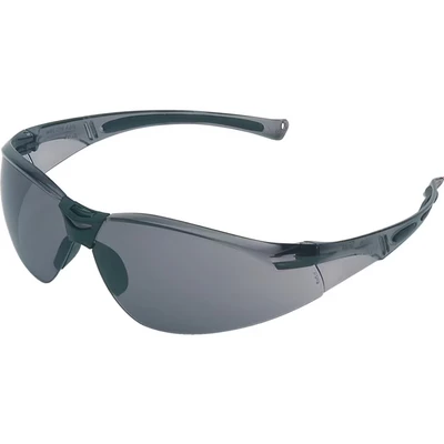 Image of Honeywell 1015350 A800 Sporty Safety Glasses, Grey Temples/I/O Silver Hard Coat Lens, Anti Scratch Coating, OnePolycarbonate Temple Material, Size (1 Piece)