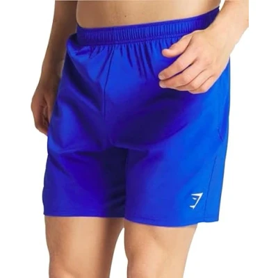 Image of GYMSHARK Arrival 7 Inch Mens Training Shorts Blue M