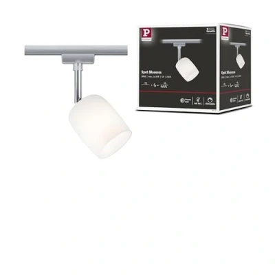Image of Paulmann 95337 Blossom URail individual spot G9 max. 10W dimmable 230V chrome matt, satin rail system choose any lamp