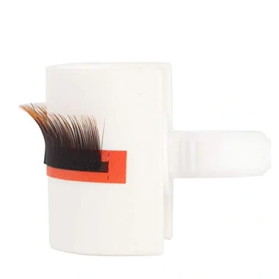 Image of False Eyelash Glue Holder, U Shape Ring Strip Pallet Lashes Holder Makeup Tool for Extensions 01 Ordinary shaped Cup