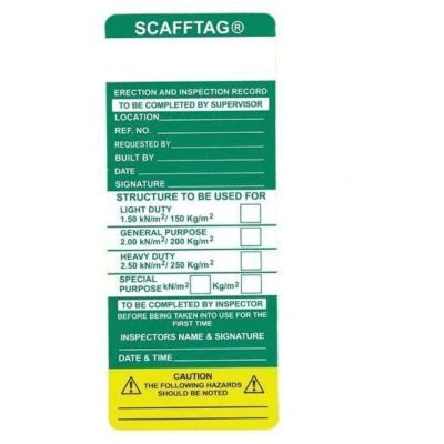 Image of Sitesafe SCF03A Standard Inspection Insert, Pack of 10