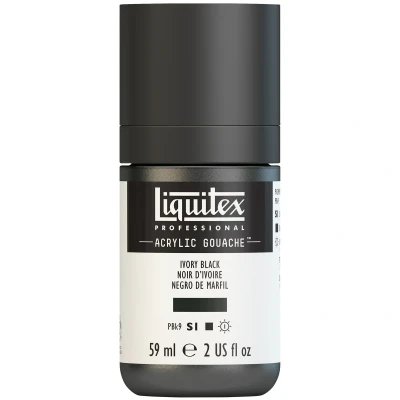 Image of Liquitex GOUACHE PROFESSIONAL IVORY BLK