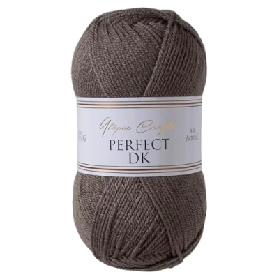 Image of Utopia Crafts DK Double Knitting Yarn, 100g (Steel Grey)