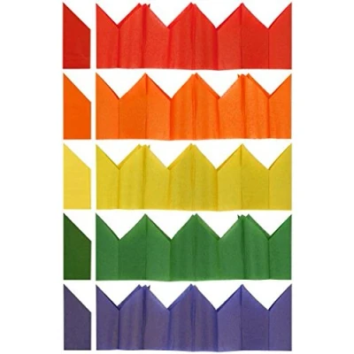 Image of Henbrandt 100 x Cracker Hats Paper Crowns DIY Christmas Crackers Family Arts and Crafts Make Your Own Novelty Xmas Stocking Fillers Party Favours for Birthdays Weddings Anniversaries