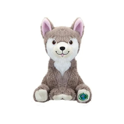 Image of PMS 443153 Planet Eco Plush Husky Friendly Soft Plushie Stuffed Animal Toy, Gray,(Pack of 1) Perfect for Kids&#039; Birthdays, Holidays, and Special Occasions
