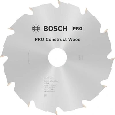 Image of Bosch 2608640632 Construct Wood Circular Saw Blade