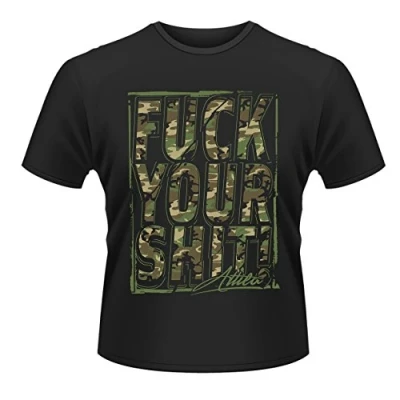 Image of Plastic Head Men&#039;s Attila Fuck Your Shit T Shirt, Black, Small