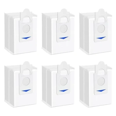 Image of 6/12 Pcs Dust Bags for ECOVACS DEEBOT X2/X2 Omni/X2 Pro/X5 Omni/DEX86 Vacuum Cleaner Robot Replacement Parts, Auto Empty Station DDB030025 (6 Pack)