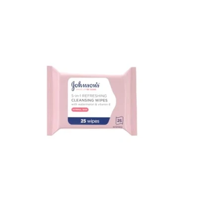 Image of Johnson&#039;s Face Care Make Up Be Gone Refreshing Wipes Pack of 25