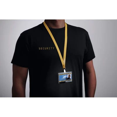 Image of Durable Pushbox Security Pass Holder 54 x 87mm Transparent Pack of 10 Badges for Securely Holding Upto 3 ID/Security Cards