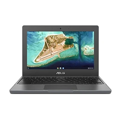 Image of ASUS Touchscreen Chromebook CR1100FKA 11.6 Laptop (Intel Celeron N4500, 4GB RAM, 64GB eMMC, Google Chrome OS) Includes 3 Year Warranty