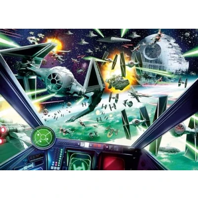 Image of Ravensburger Star Wars Classic X Wing Cockpit 1000 Piece Jigsaw Puzzles for Adults and Kids Age 12 Years Up