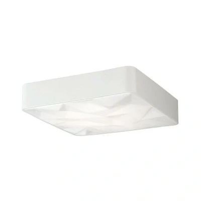 Image of Fusion Flush 50cm Square 40W LED 3000 6500K Tuneable, 3100lm, Remote Control White