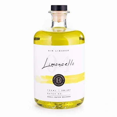 Image of Limoncello Handmade Gin Liqueur 70cl Refreshing Premium Craft Citrus 20% ABV