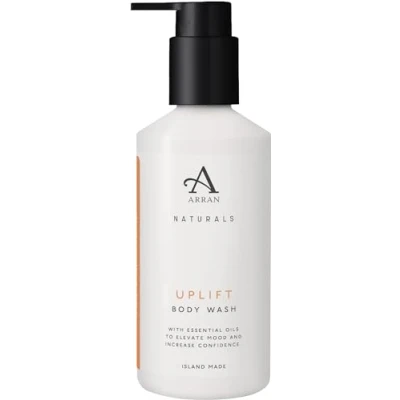 Image of Arran Naturals Uplift Luxury Moisturising Vegan Bath &amp; Shower Gel (250ml/8.4floz) with Bright Uplifting Bergamot Grapefruit