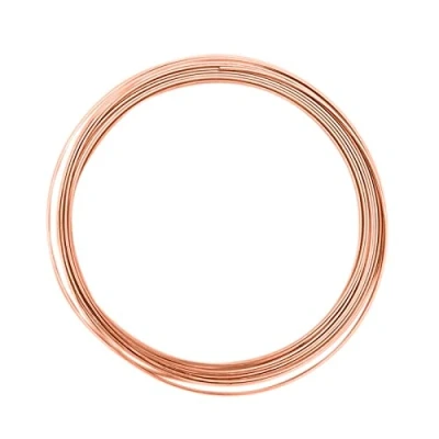 Image of Vaessen Creative Aluminium flat wire 3,5x1mm 5m orange copper,