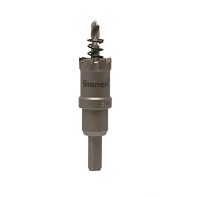 Image of Starrett Carbide Tipped Hole Saw CTD23 TCT Deep Cut Holesaw Cutter For Metal Stainless Steel Iron Aluminium 23mm