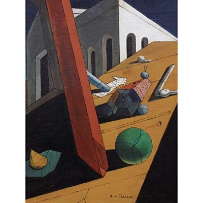 Image of Artery8 Giorgio De Chirico Evil Genius Of A King Extra Large XL Wall Art Poster Print